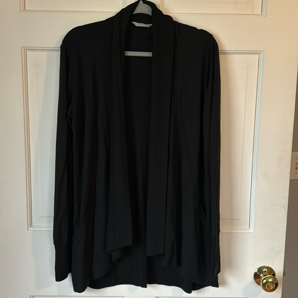 Athleta Open Front Super Soft Sweater Size Small Good Condition